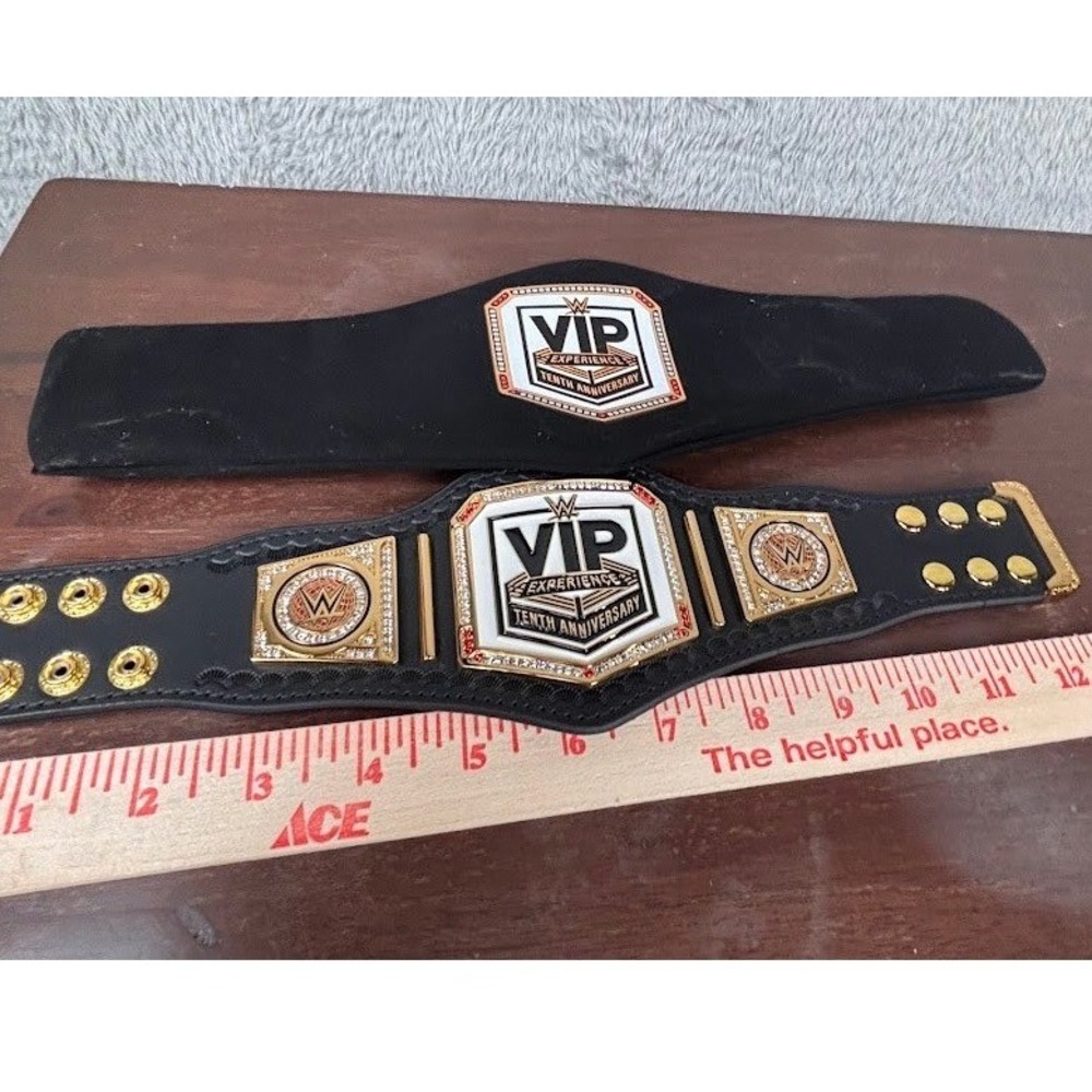WWE VIP Experience 10th Anniversary 2023 Limited Edition Mini Replica Belt - Picture 2 of 12